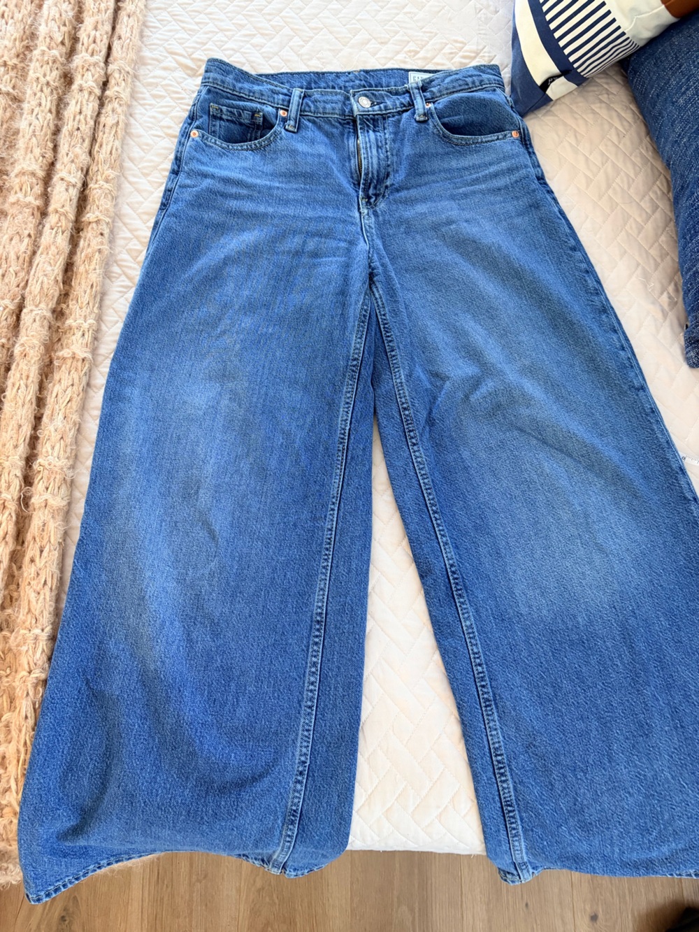 GAP Baggy Midrise Blue Denim Jeans